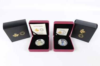 2 Canadian Silver Commemoratives