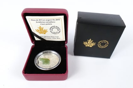 Canadian Icons: Polar Bear Silver Commemorative