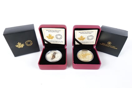 2 Canadian Silver Commemoratives