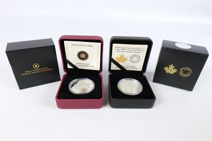 2 Canadian Silver Commemoratives