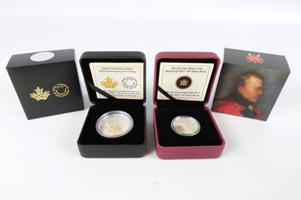2 Canadian Silver Commemoratives