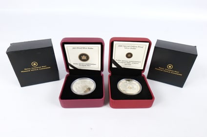 2 Canadian Silver Commemoratives