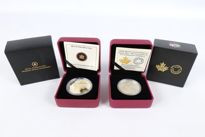 2 Canadian Silver Commemoratives