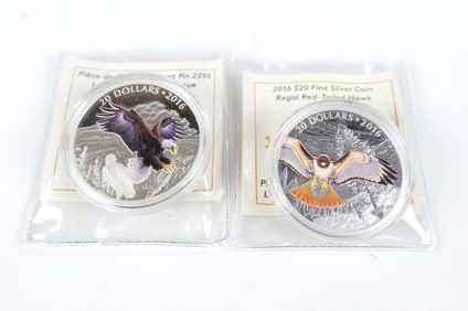 2 Canadian Silver Commemoratives