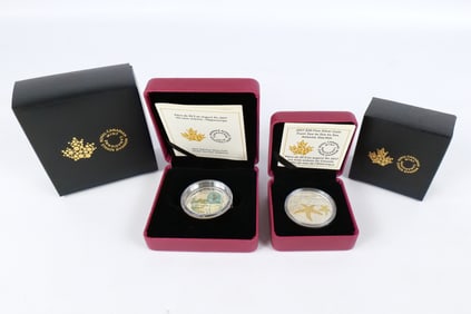 2 Canadian Silver Commemoratives
