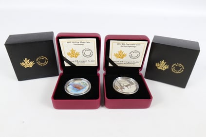 2 Canadian Silver Commemoratives