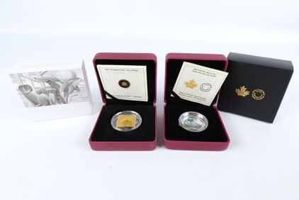2 Canadian Silver Commemoratives