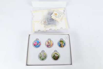 Birds Among Nature's Colors Silver Commemorative Set