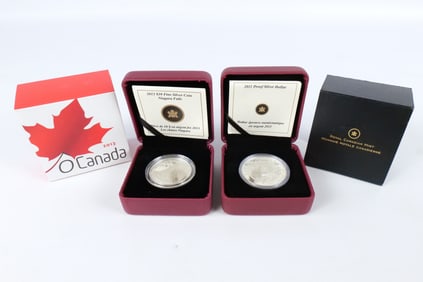 2 Canadian Silver Commemoratives