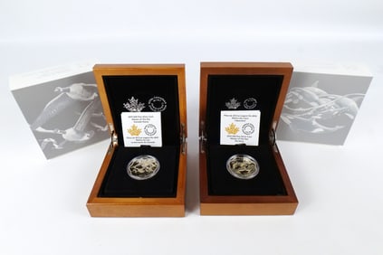 2 Canadian Silver Commemoratives