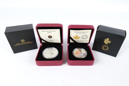2 Canadian Silver Commemoratives