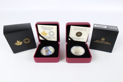 2 Canadian Silver Commemoratives