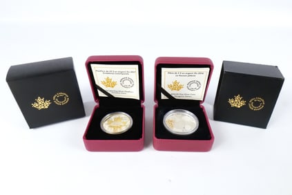 2 Canadian Silver Commemoratives