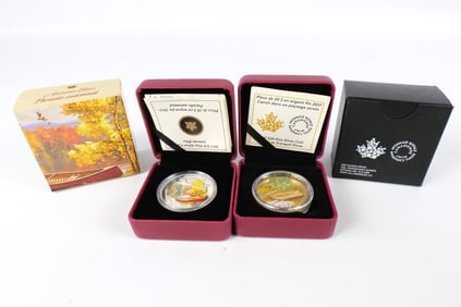 2 Canadian Silver Commemoratives
