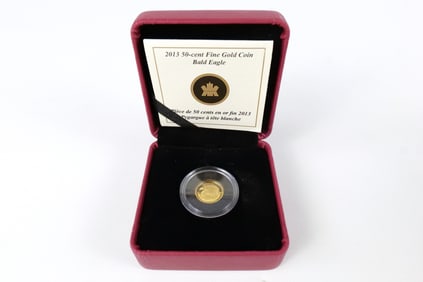 Canadian Bald Eagle Gold Coin