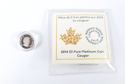 Canadian Cougar Platinum Coin/Set