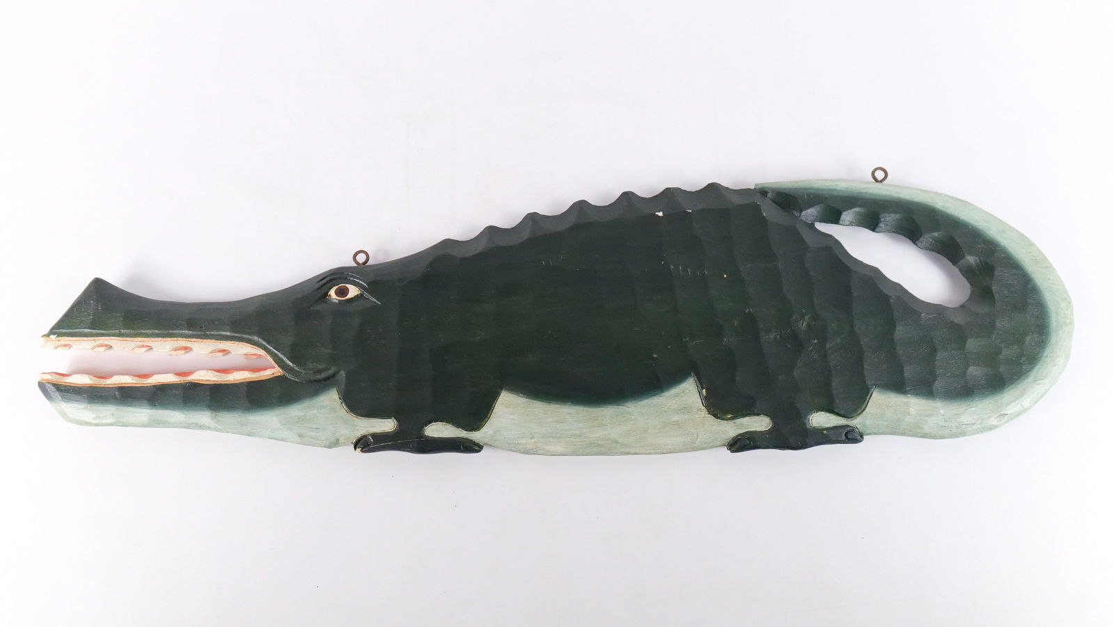Vintage Hand Painted Alligator Trade Sign (1 of 11)