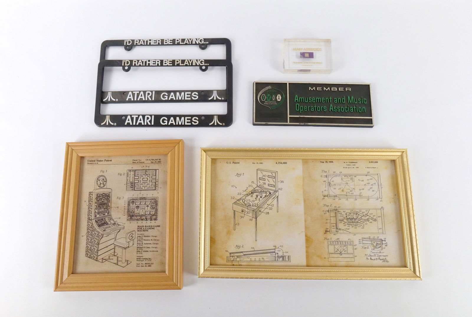 Lot of Arcade Prints and Atari Items (1 of 9)