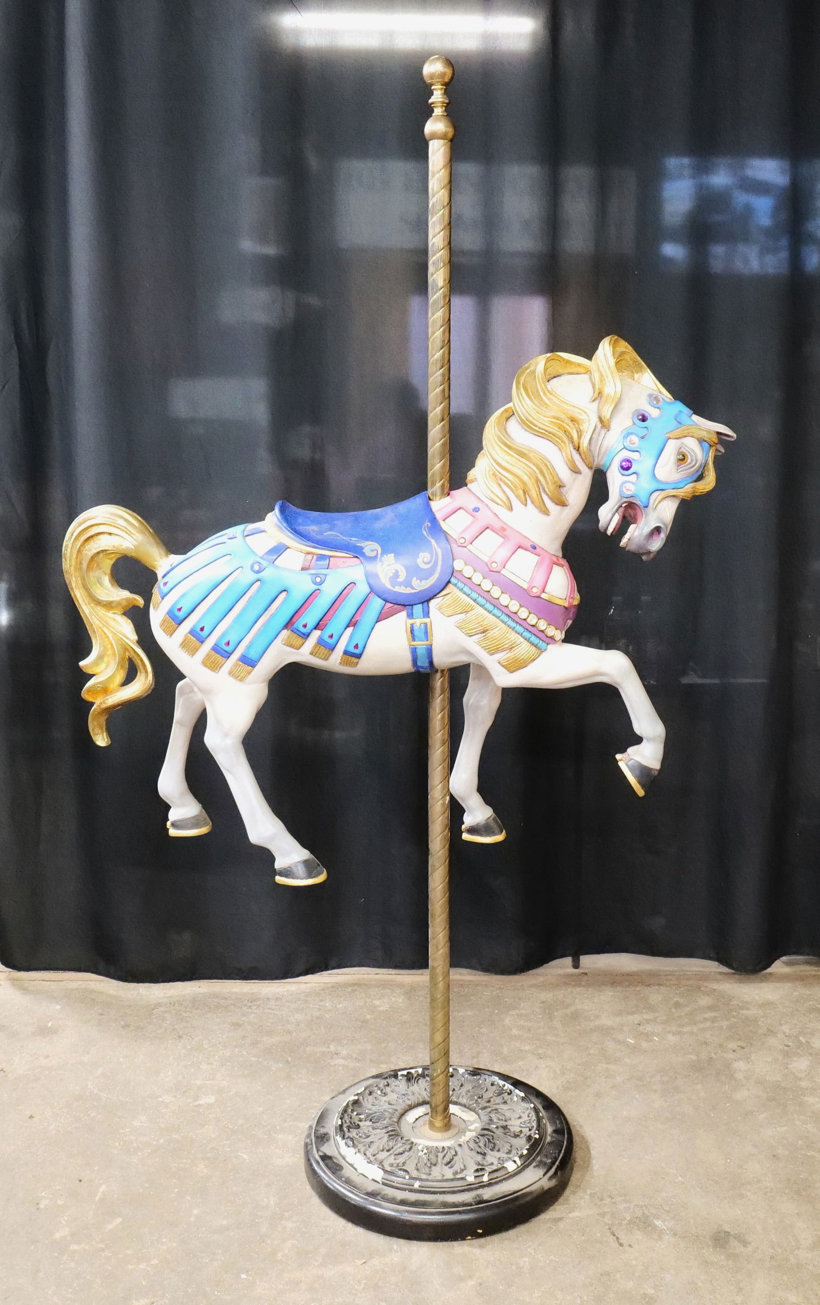 Hand Carved Medium Size Carousel Horse (1 of 9)