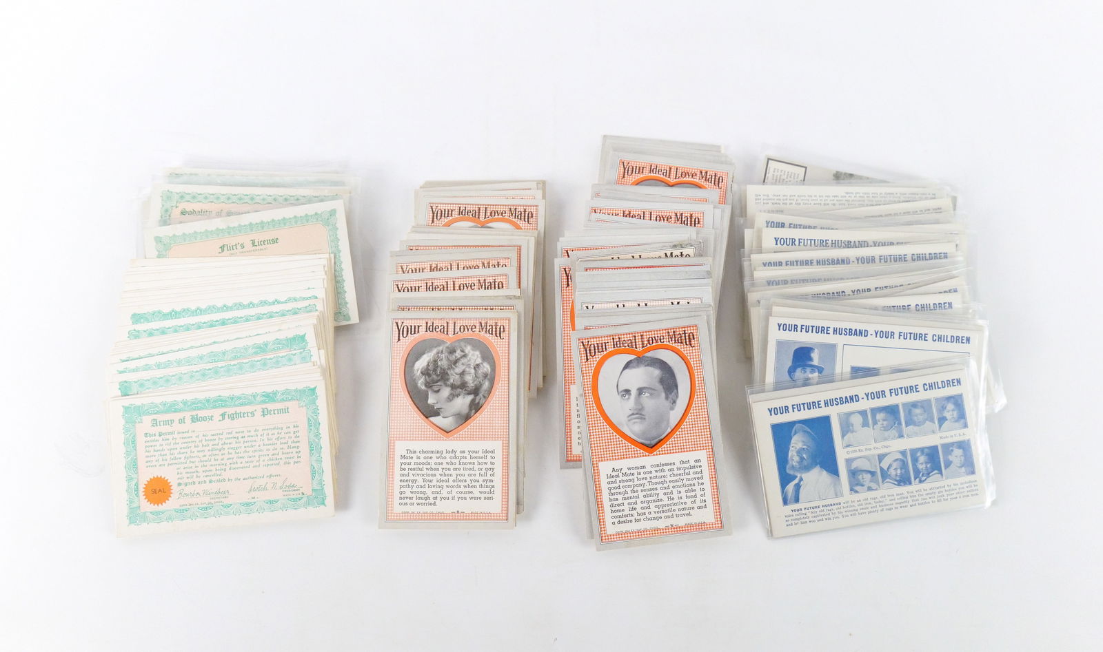 Lot of Fortune Telling Cards and Joke Cards (1 of 5)