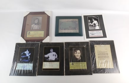Lot of Novelty Prints and Facsimile (Repligraph) Autographs