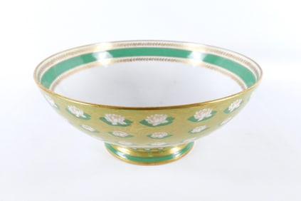 T&V France Large Hand Painted Center Bowl