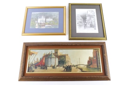 Lot of 3 Framed Prints