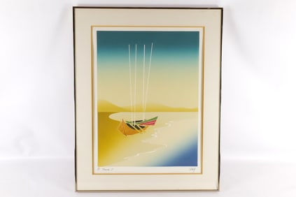 Framed Lithograph by Michael Cobb