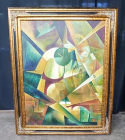 Oversized Abstract Oil on Canvas