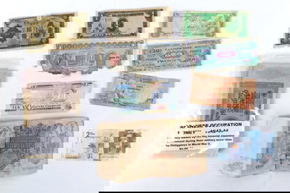 Group Lot of Foreign Paper Money