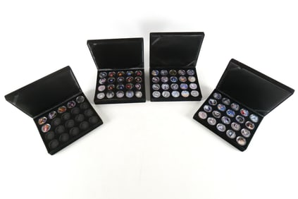 Lot of Our Solar System and Space Commemorative Kennedy Half Dollar Sets