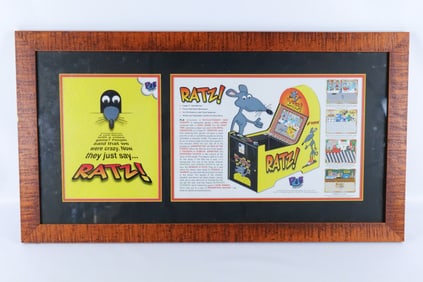 Framed Ratz Video Game Advertisment