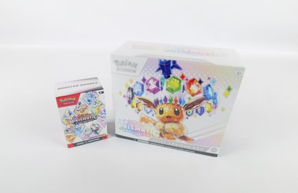 Lot of Pokémon Scarlet & Violet Prismatic Evolutions Sealed Cards