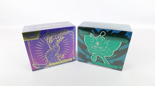 Lot of 2 Pokémon Sealed Elite Trainer Boxes