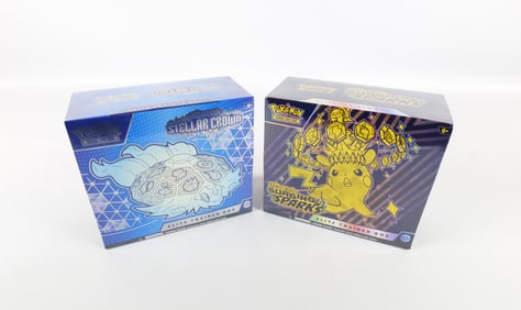 Lot of 2 Pokémon Sealed Elite Trainer Boxes