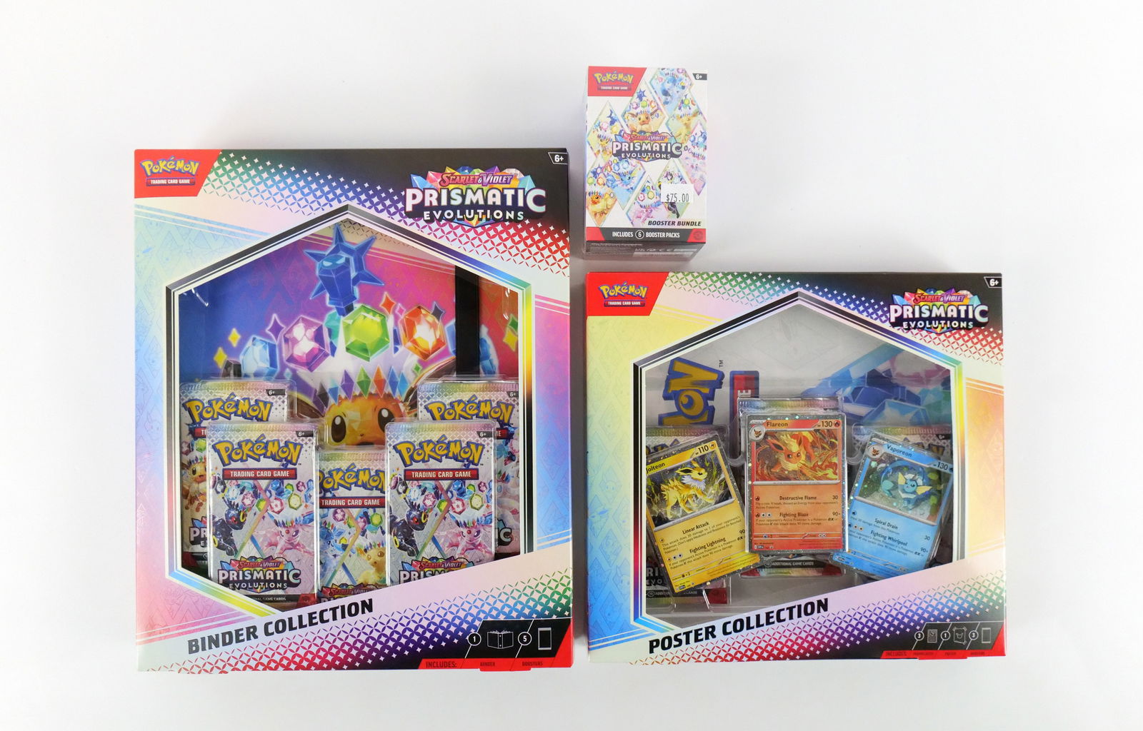 Lot of Pokémon Scarlet & Violet Prismatic Evolutions Items (1 of 9)