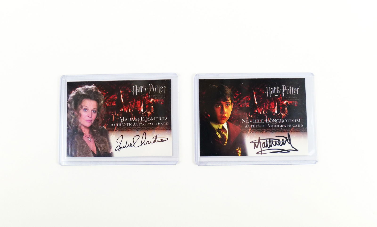 Lot of 2 Harry Potter Prisoner of Azkaban 2004 Artbox Autograph Cards (1 of 5)