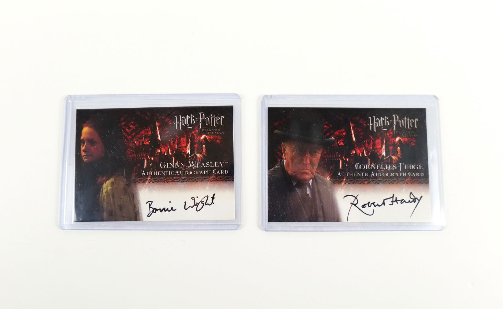 Lot of 2 Harry Potter Prisoner of Azkaban 2004 Artbox Autograph Cards (1 of 5)