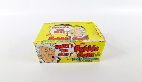 Fleer "Where's the Beef" Wendy's Hamburger Bubble Gum