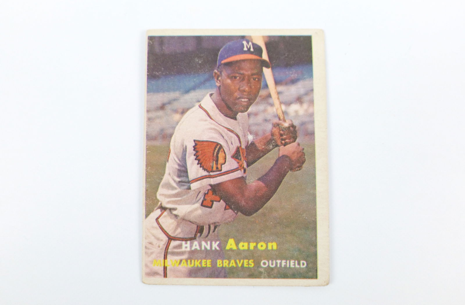 Hank Aaron #20 - 1957 Topps Baseball Card (1 of 4)