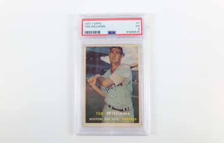 Topps 1957 Ted Williams #1 PSA 3.0