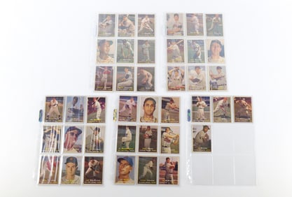 Lot of 40 Topps 1957 Baseball Cards