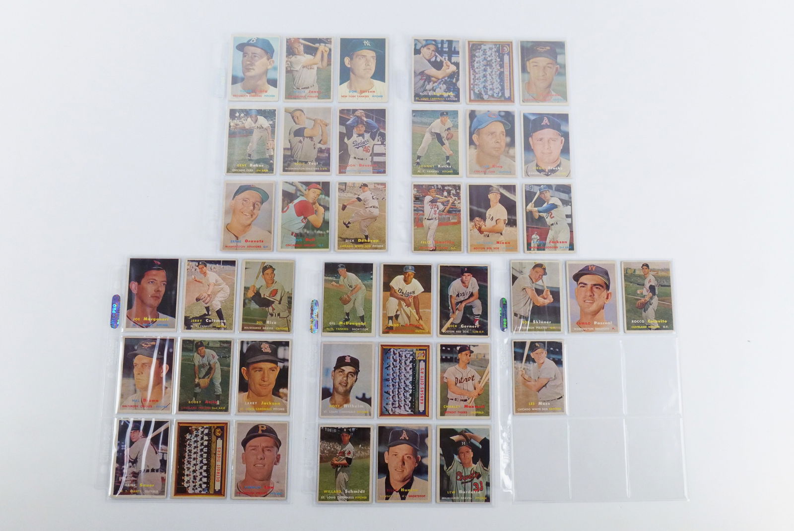 Lot of 40 Topps 1957 Baseball Cards (1 of 11)