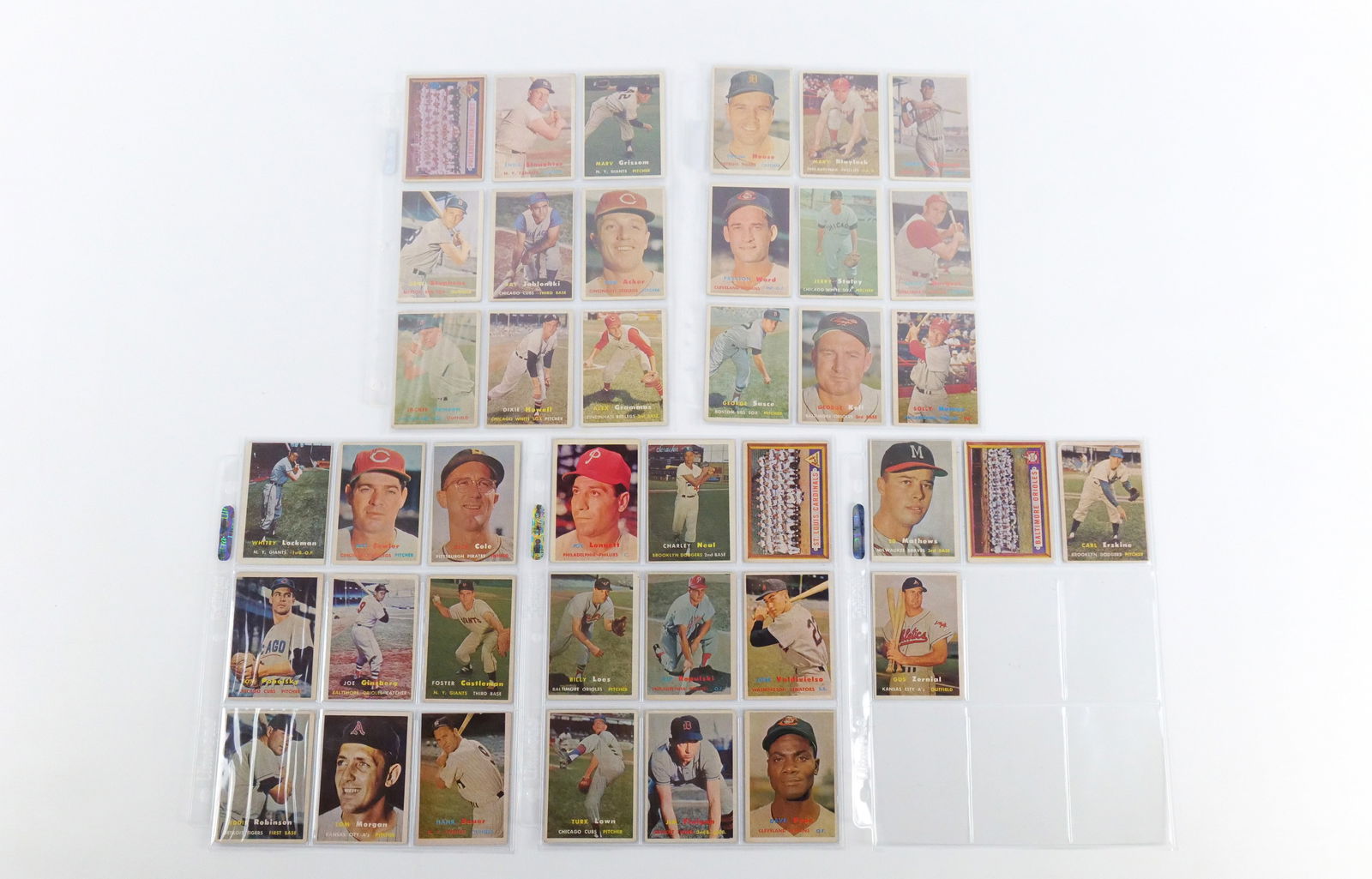 Lot of 40 Topps 1957 Baseball Cards (1 of 11)