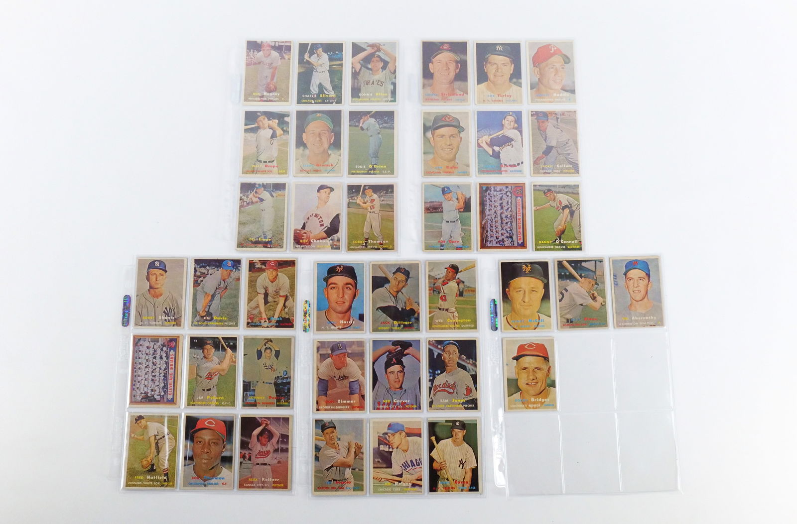 Lot of 40 Topps 1957 Baseball Cards (1 of 11)
