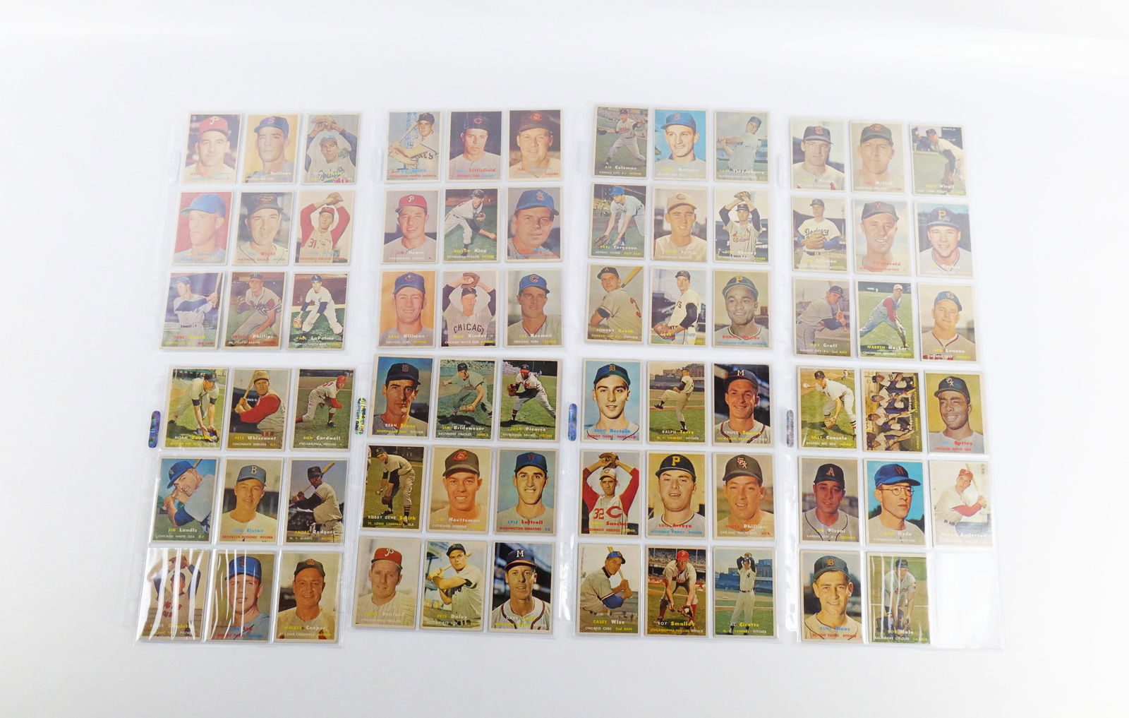 Lot of 71 Topps 1957 Baseball Cards (1 of 17)