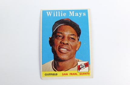 Willie Mays #5 - Topps 1958 Baseball Card