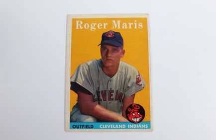 Roger Maris #47 - Topps 1958 Baseball Card