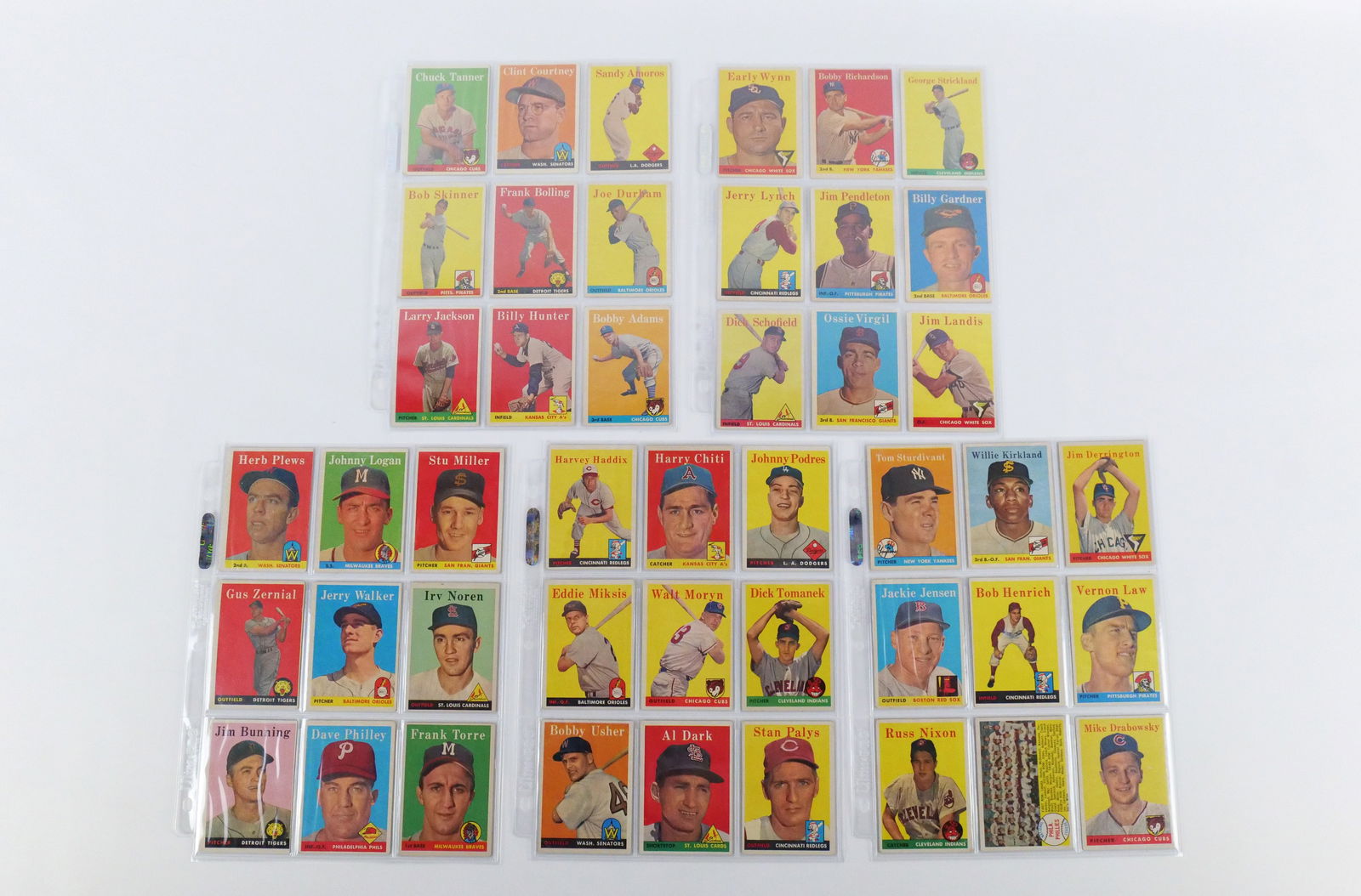 Lot of 45 Topps 1958 Baseball Cards (1 of 11)
