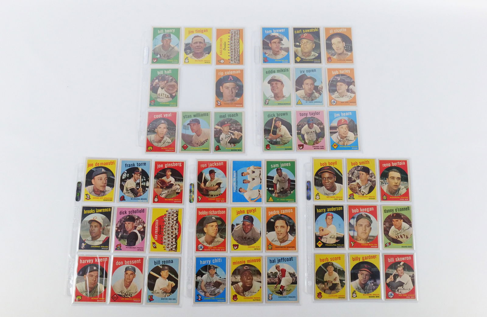 Lot of 44 Topps 1959 Baseball Cards (1 of 11)